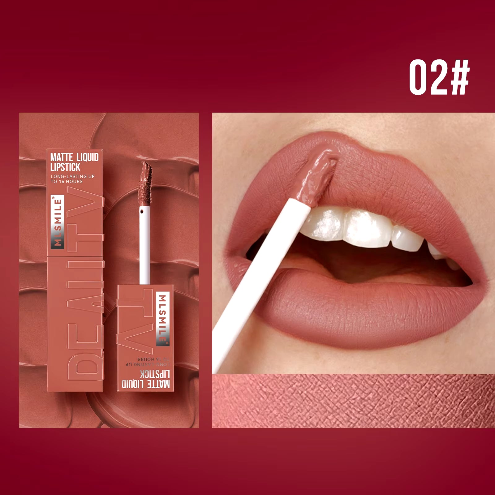 6 Color Non-Stick Cup Velvet Satin Gloss Lip Glaze Mist Liquid Matte Lipstick Waterproof Long-Lasting Color Liquid