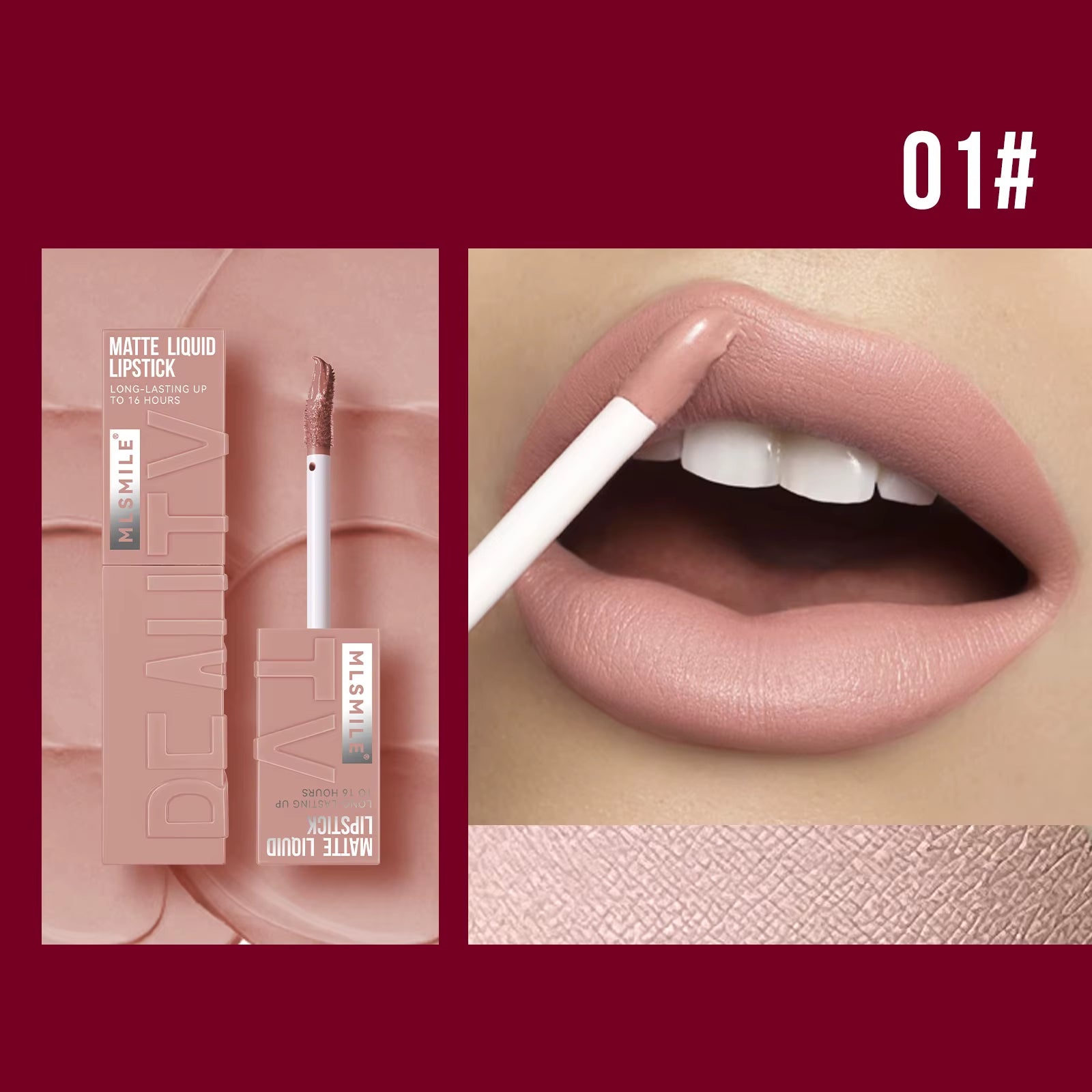 6 Color Non-Stick Cup Velvet Satin Gloss Lip Glaze Mist Liquid Matte Lipstick Waterproof Long-Lasting Color Liquid