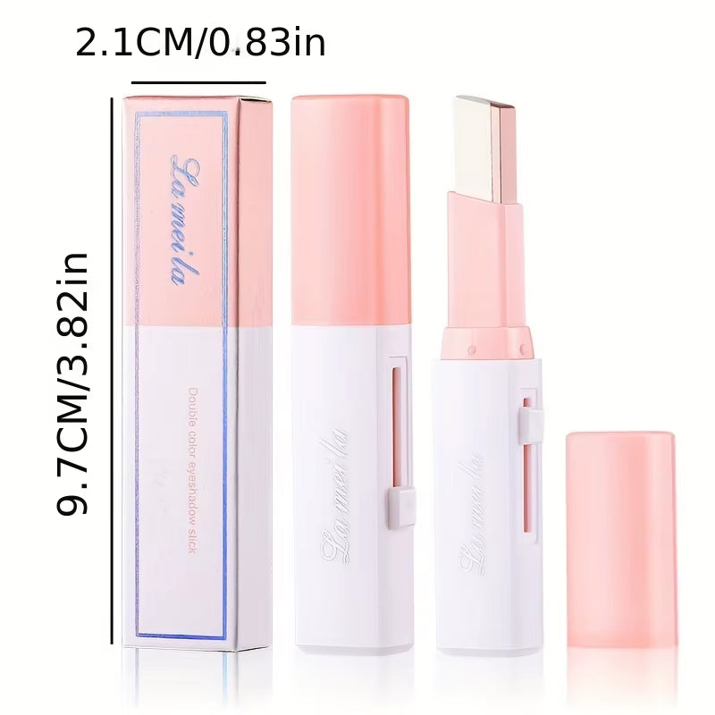 Two Color Gradient Eye Shadow Stick Three Dimensional Natural without Taking off Makeup