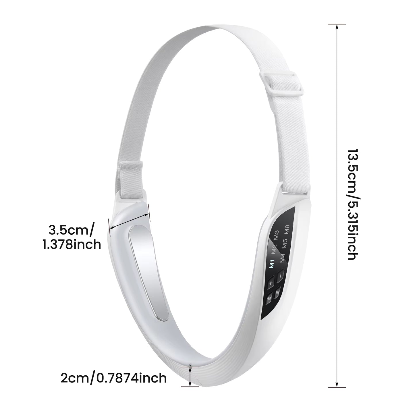 Elektrisch Gezichtsverstevigingsapparaat | V-Shape Lift | EMS Microstroom Massage | Dubbele Kin Verwijdering