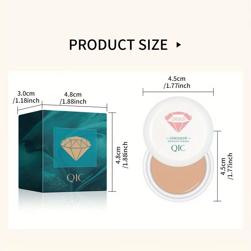 High Coverage Concealer Cover anti Dark Circle Freckle Long-Lasting Waterproof Foundation BB Cream for Face Makeup Base Cosmetic